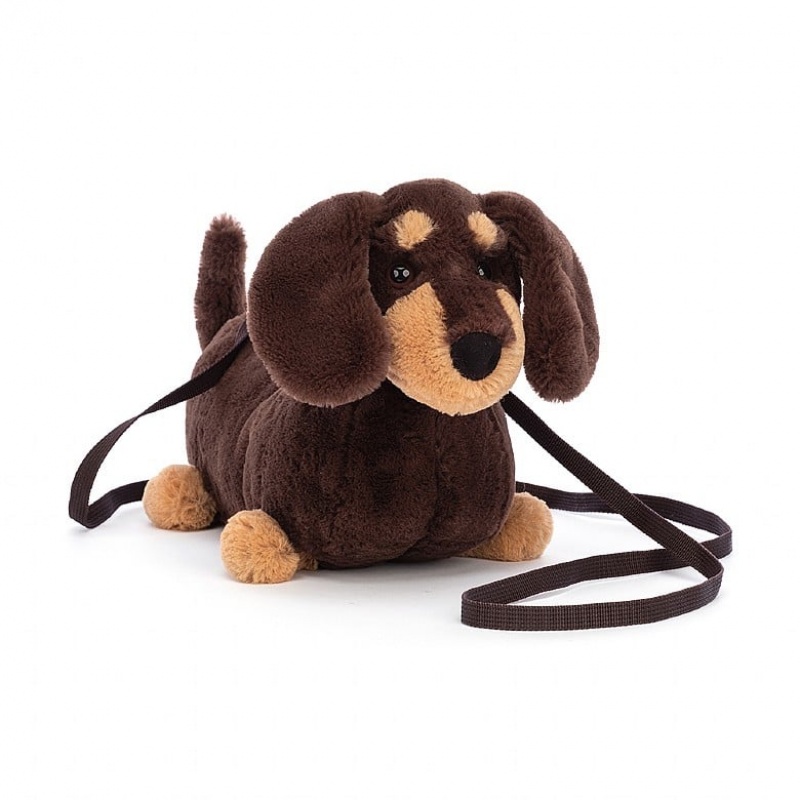 Jellycat Otto Sausage Dog Bag USA | 56ICNXFBM