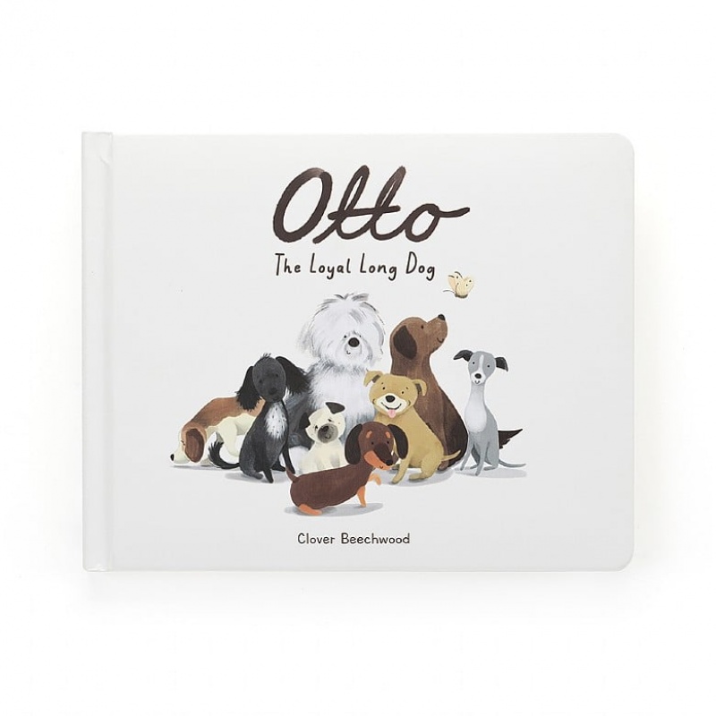 Jellycat Otto the Loyal Long Dog Book Clearance | 94BHJRGMO