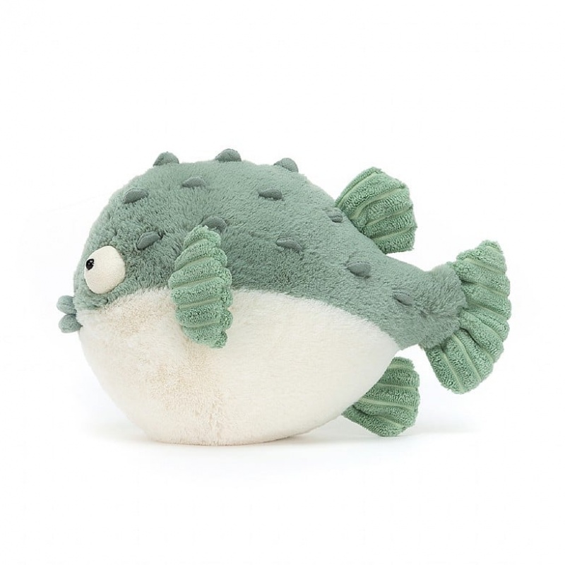 Jellycat Pacey Pufferfish USA | 57ERPBGDO