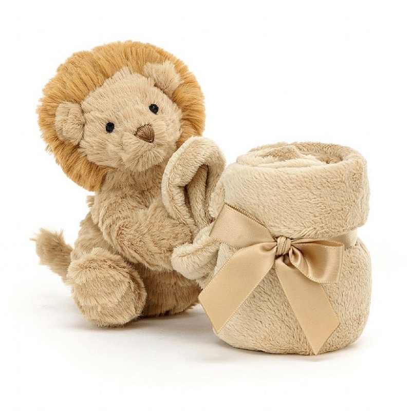 Jellycat Personalised Fuddlewuddle Lion Soother USA | 56BZKRPFM