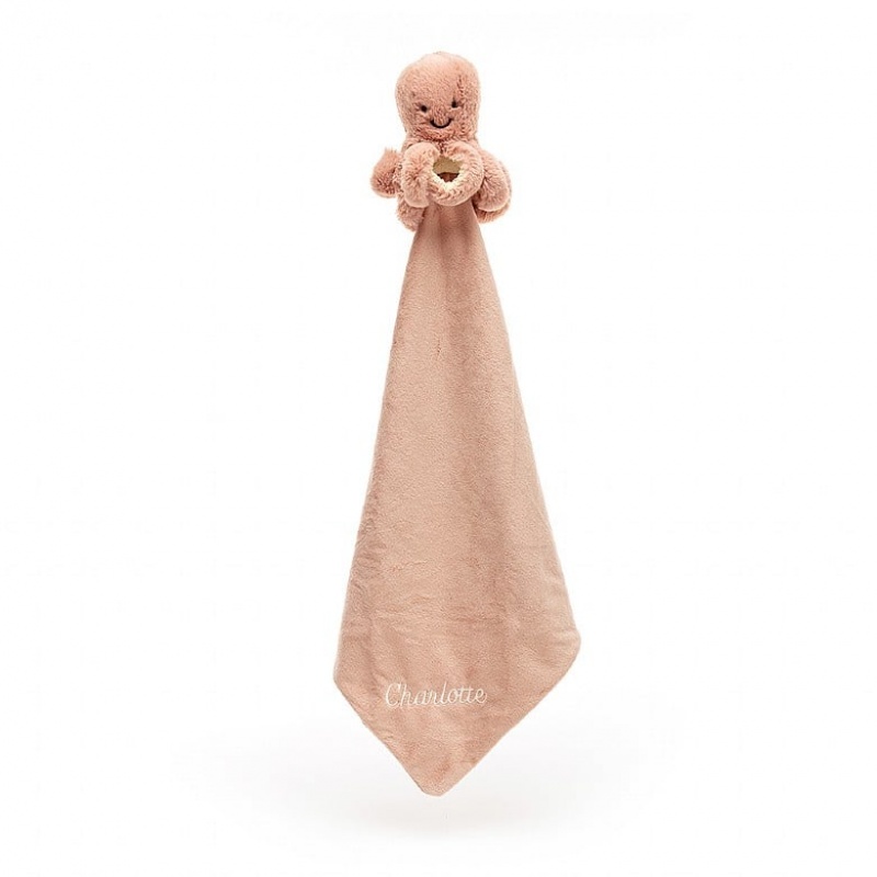 Jellycat Personalised Odell Octopus Soother USA | 57HFYUIJB