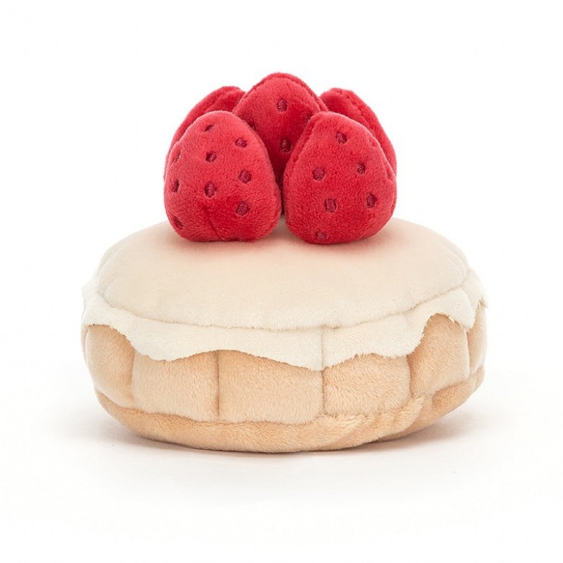 Jellycat Pretty Patisserie Tarte Aux Fraises Black Friday | 03TWVMOJX