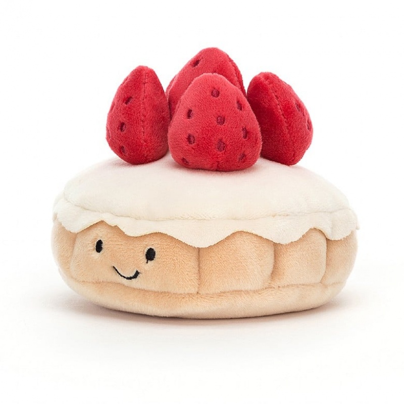 Jellycat Pretty Patisserie Tarte Aux Fraises Black Friday | 03TWVMOJX