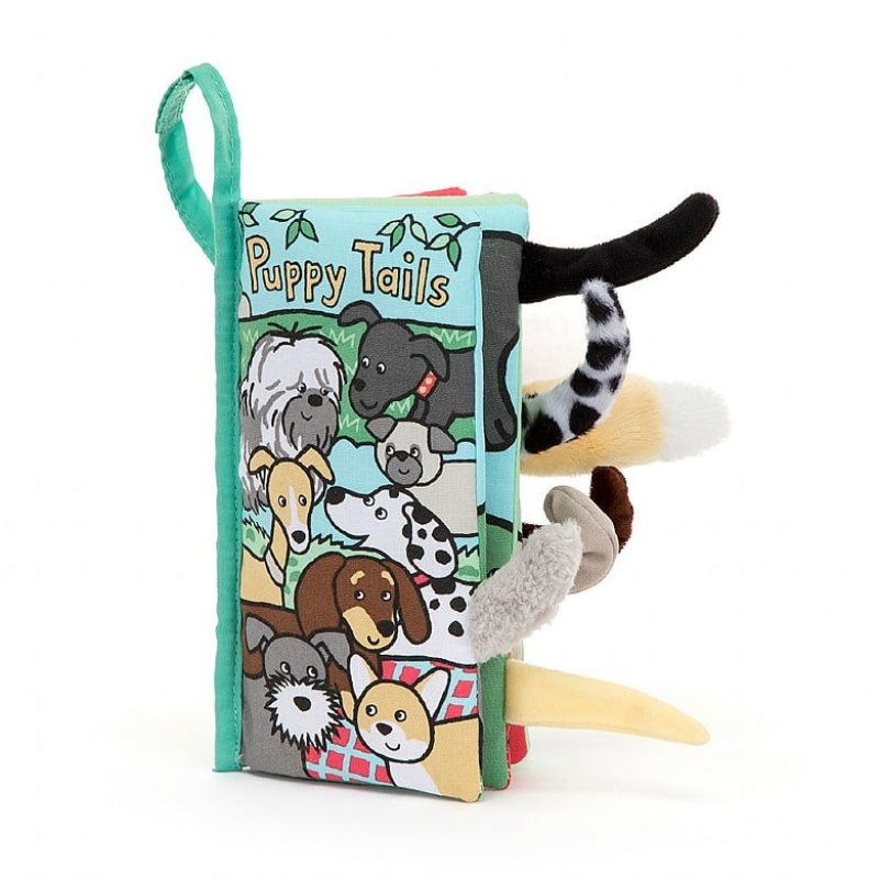 Jellycat Puppy Tails Activity Book Outlet | 29ORXTABP