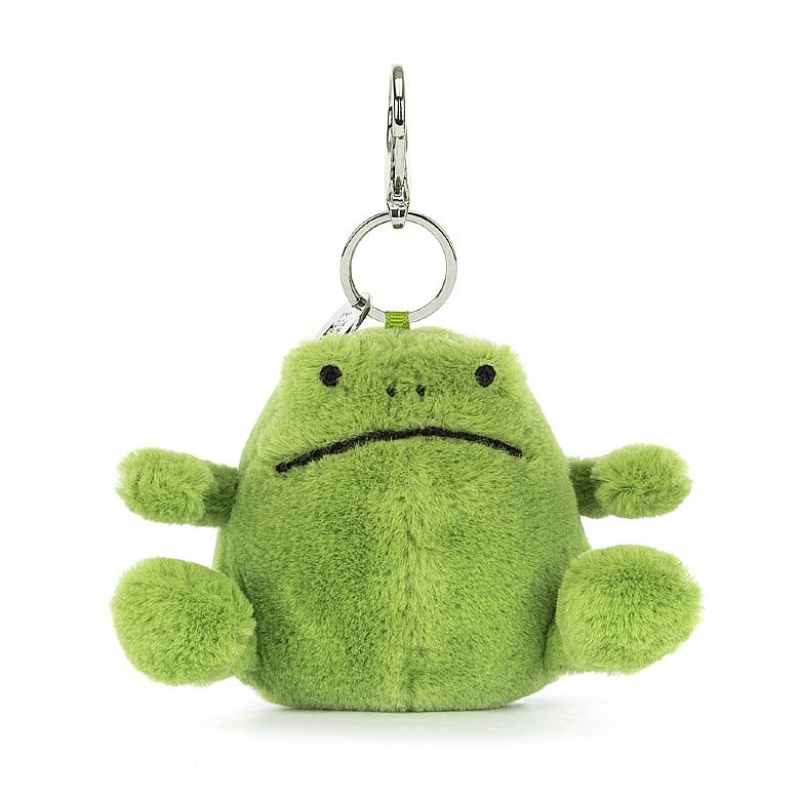 Jellycat Ricky Rain Frog Bag Charm USA | 56SKVGDZE