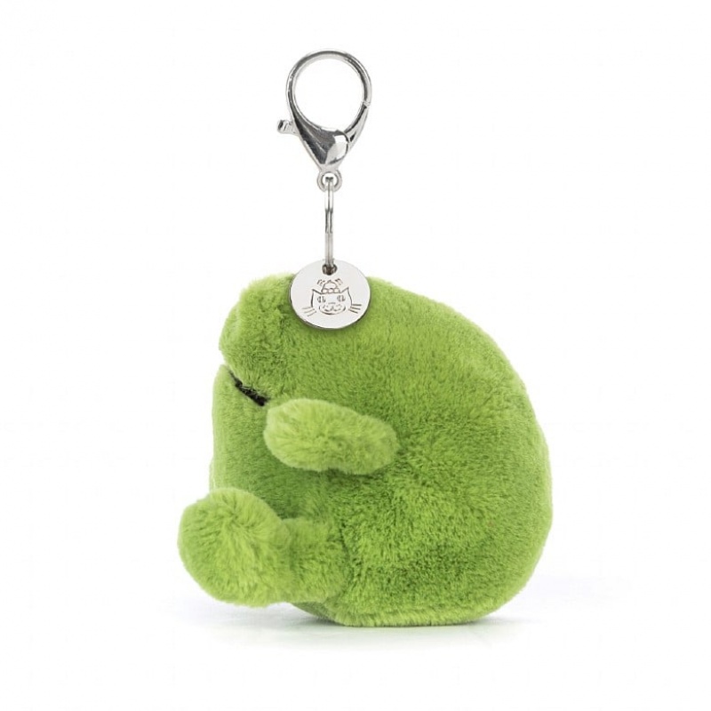 Jellycat Ricky Rain Frog Bag Charm USA | 56SKVGDZE