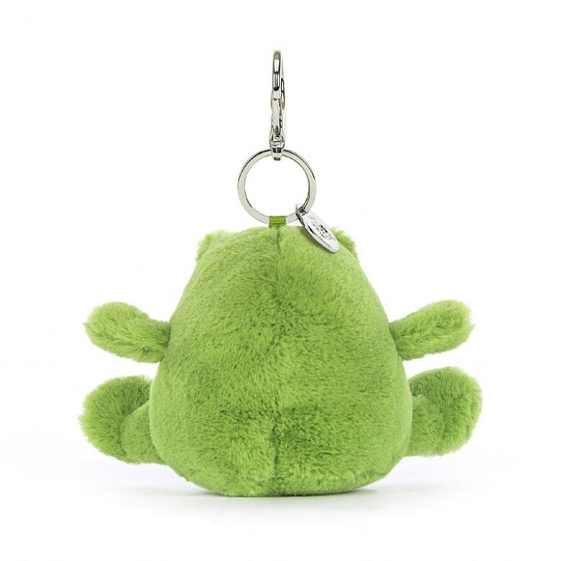 Jellycat Ricky Rain Frog Bag Charm USA | 56SKVGDZE