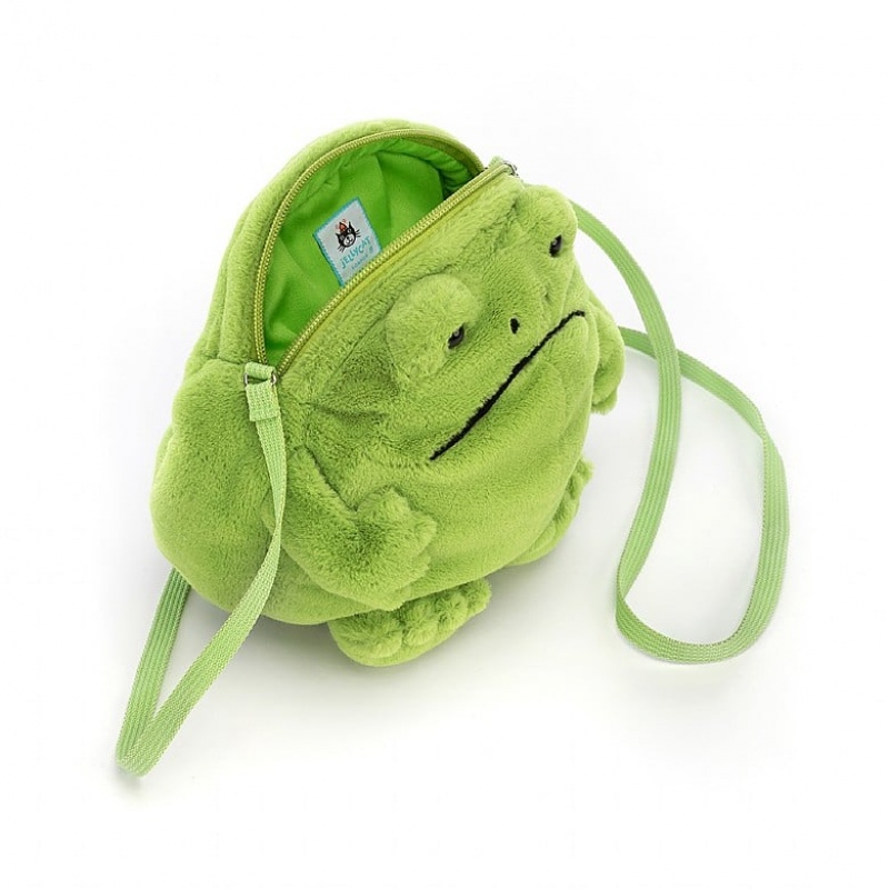 Jellycat Ricky Rain Frog Bag | 37XHZLQFA