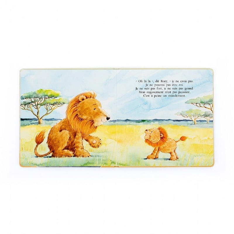 Jellycat Rory Le Courageux Petit Lion Livre (The Very Brave Lion) | 17HAFYKMV