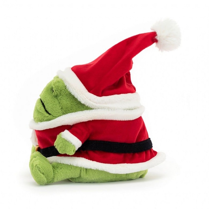 Jellycat Santa Ricky Rain Frog Outlet | 21QKCUFAW