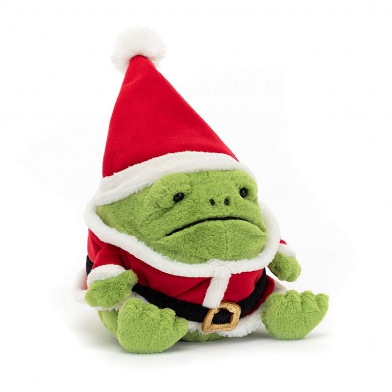 Jellycat Santa Ricky Rain Frog Outlet | 21QKCUFAW