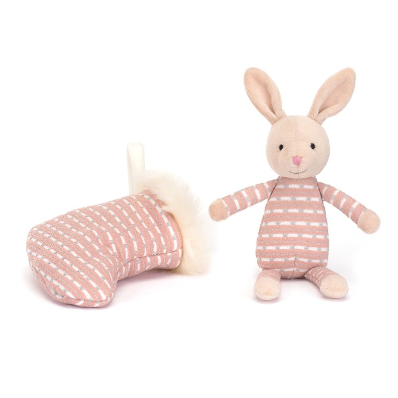 Jellycat Shimmer Stocking Bunny Black Friday | 08OTGRUNE