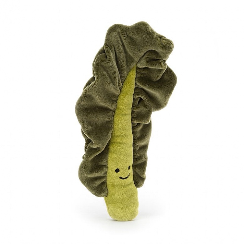 Jellycat Vivacious Vegetable Kale Leaf USA | 50FLMSNJQ