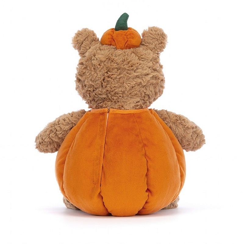 Large Jellycat Bartholomew Bear Pumpkin | 34NLHIBPK