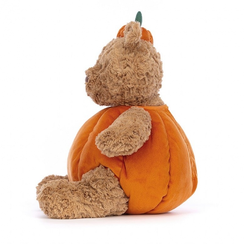 Large Jellycat Bartholomew Bear Pumpkin Clearance Sale | 71DSLJOUV