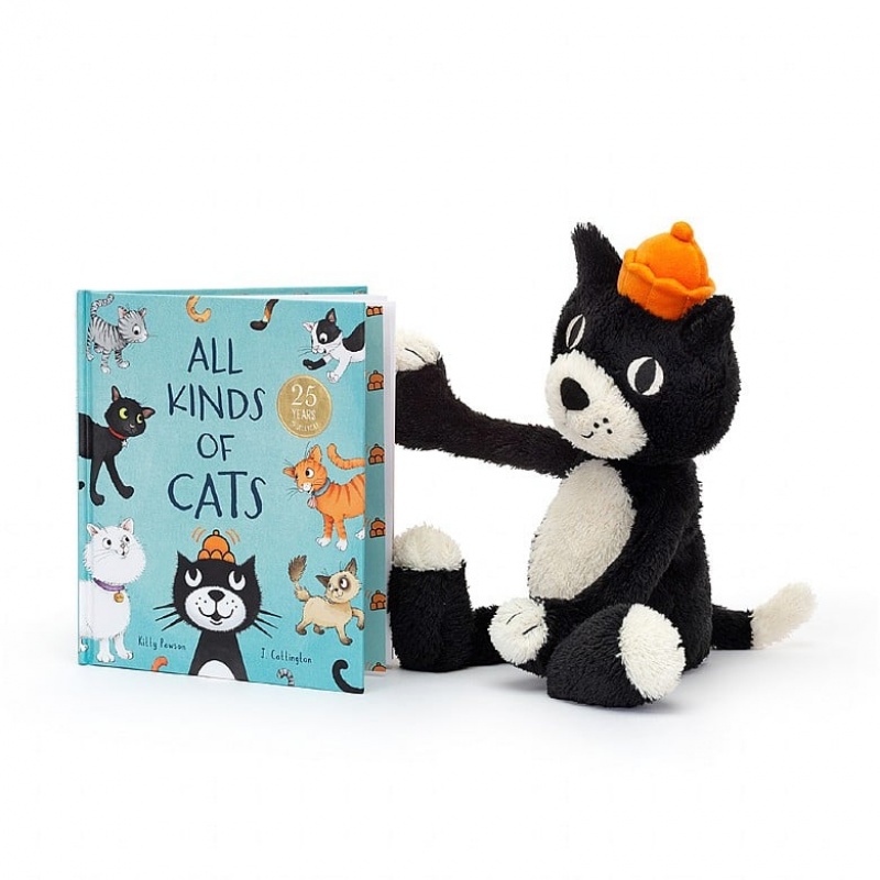 Medium Jellycat All Kinds of Cats Book Sale | 41PCFUALR