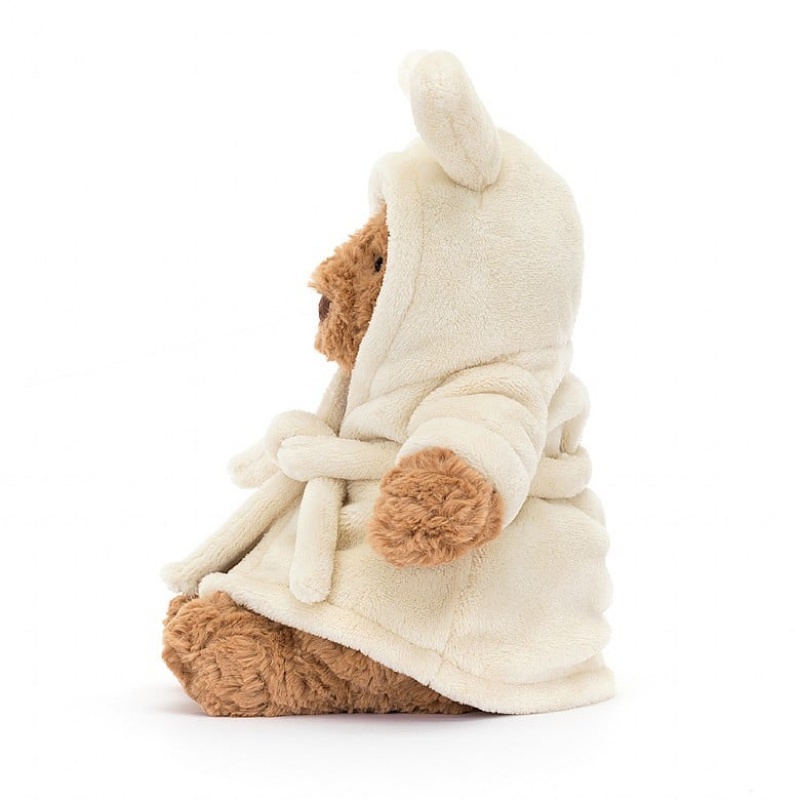 Medium Jellycat Bartholomew Bear Bathrobe Black Friday | 01EXIJTFR