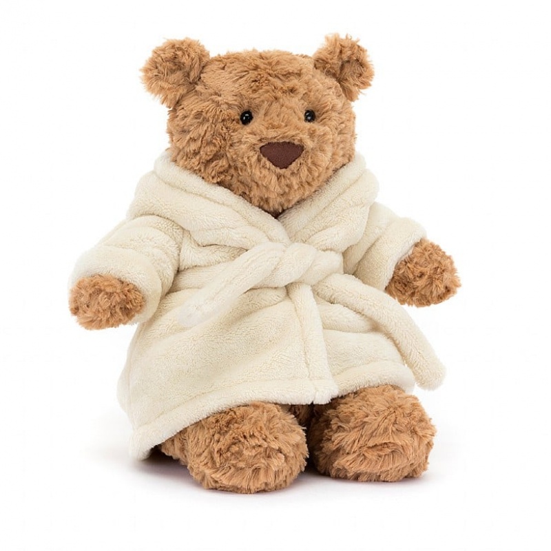 Medium Jellycat Bartholomew Bear Bathrobe Black Friday | 01EXIJTFR