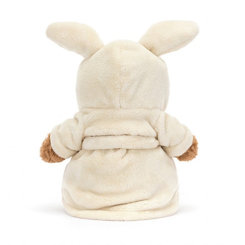 Medium Jellycat Bartholomew Bear Bathrobe | 65WIVLSPM