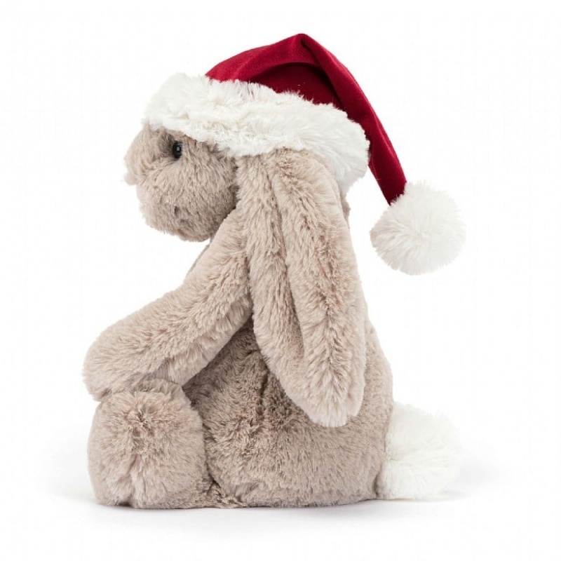 Medium Jellycat Bashful Christmas Bunny Outlet | 23LVXZJMY