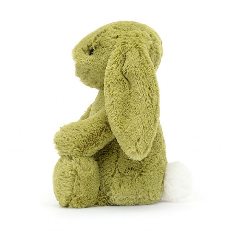 Medium Jellycat Bashful Moss Bunny Sale | 48DSBOMUG