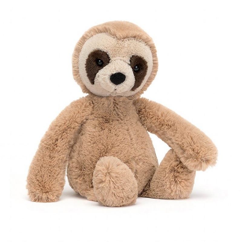 Medium Jellycat Bashful Sloth USA | 59HKZRYVN