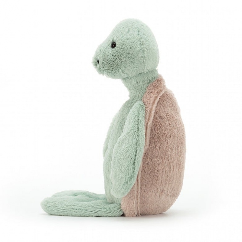 Medium Jellycat Bashful Turtle | 39PXAKJUC