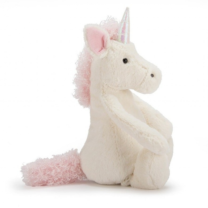 Medium Jellycat Bashful Unicorn | 65BQGVHEI