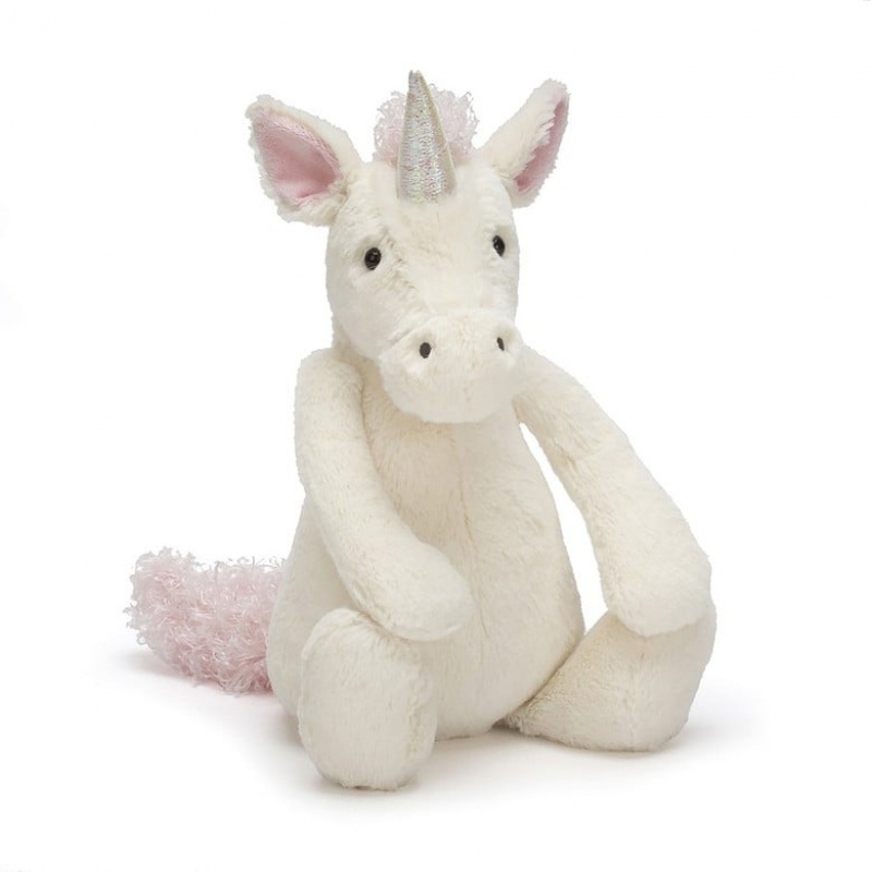 Medium Jellycat Bashful Unicorn | 65BQGVHEI