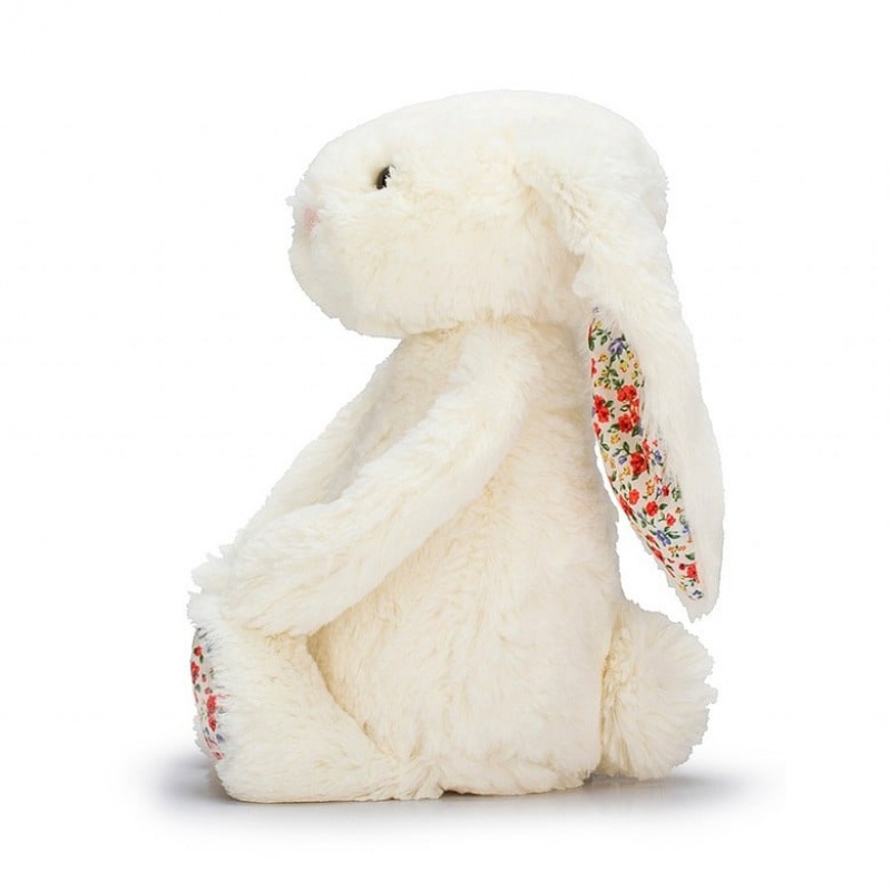 Medium Jellycat Blossom Cream Bunny | 35DJLNUTB