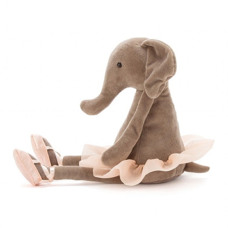 Medium Jellycat Dancing Darcey Elephant Sale | 40FBHGAVR