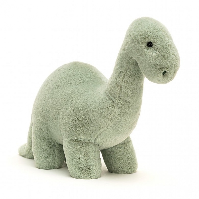 Medium Jellycat Fossilly Brontosaurus USA | 52ADXNULM