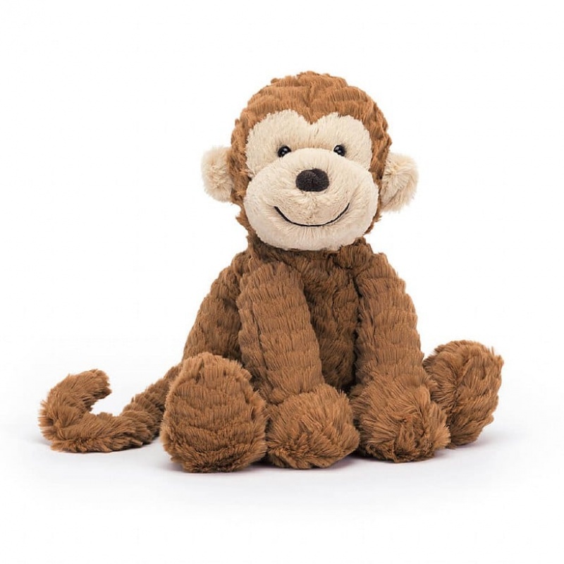 Medium Jellycat Fuddlewuddle Monkey Outlet | 20DOKTWZM