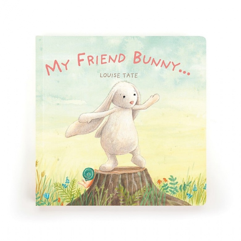 Medium Jellycat My Friend Bunny Book and Bashful Beige Bunny | 61SDMWICY