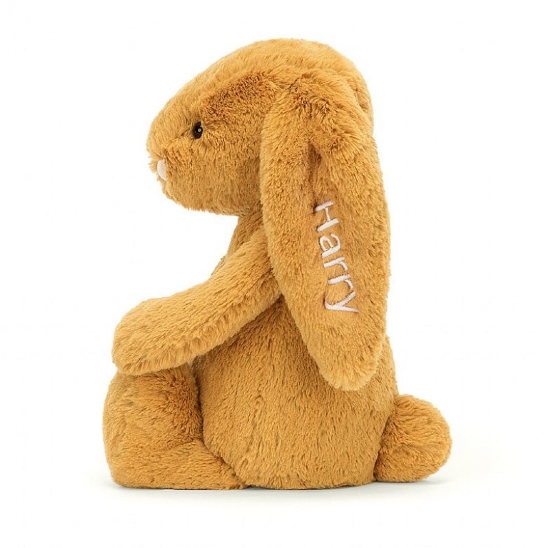 Medium Jellycat Personalised Bashful Golden Bunny | 34CMQYKWH