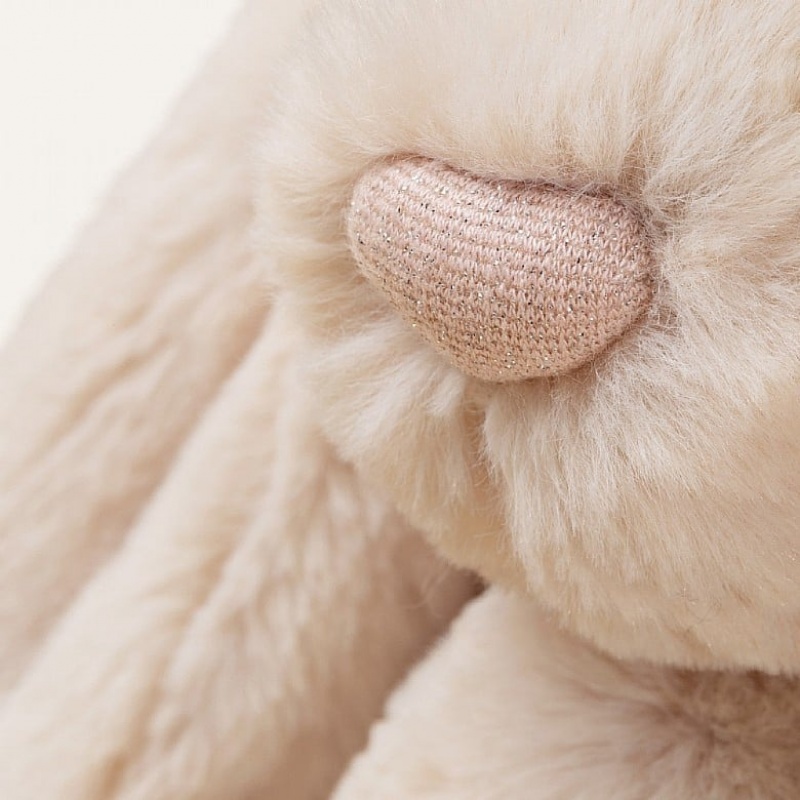 Medium Jellycat Personalised Bashful Luxe Bunny Willow Sale | 47HRADLSJ