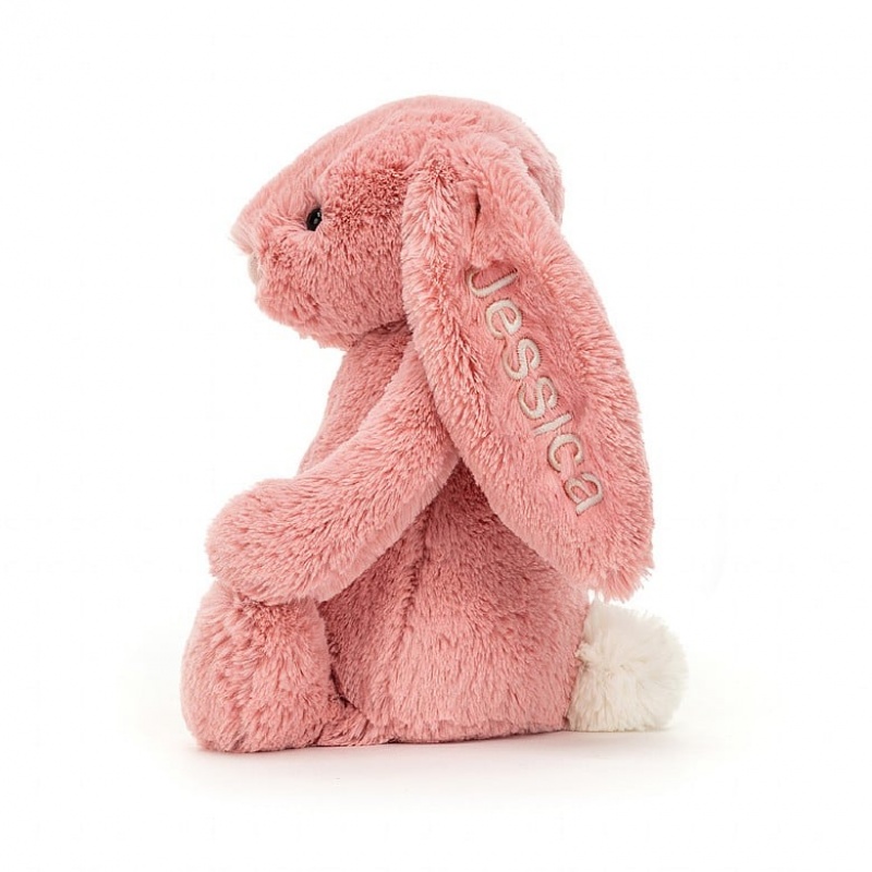 Medium Jellycat Personalised Bashful Petal Bunny USA | 51ZJUCADN