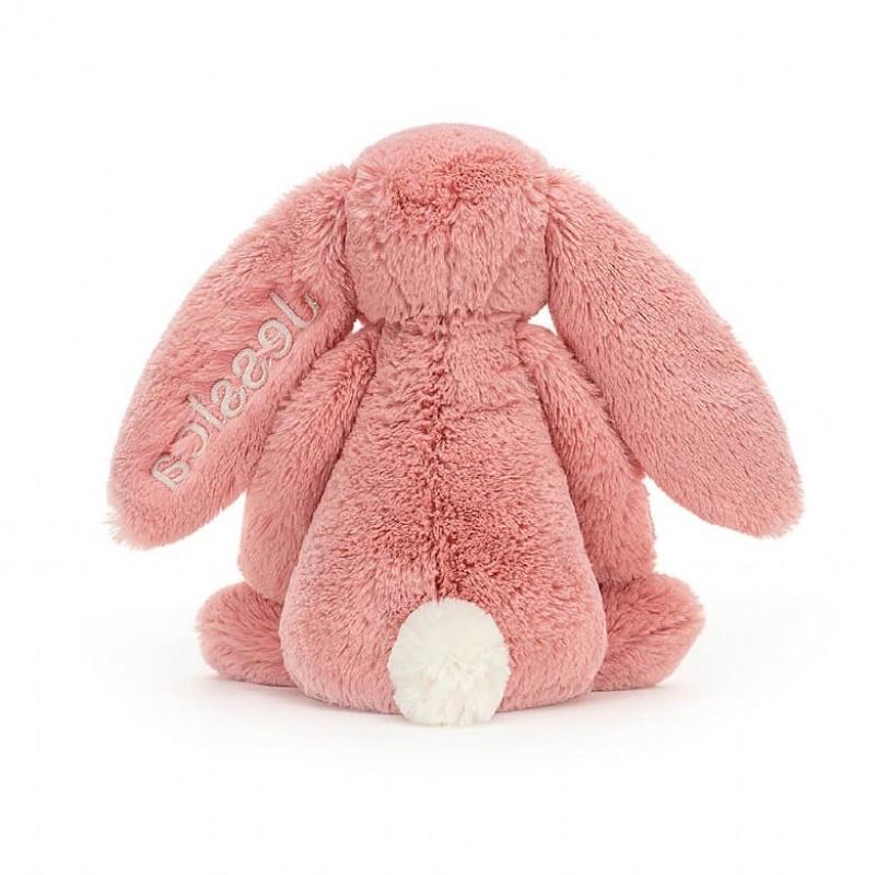 Medium Jellycat Personalised Bashful Petal Bunny USA | 51ZJUCADN