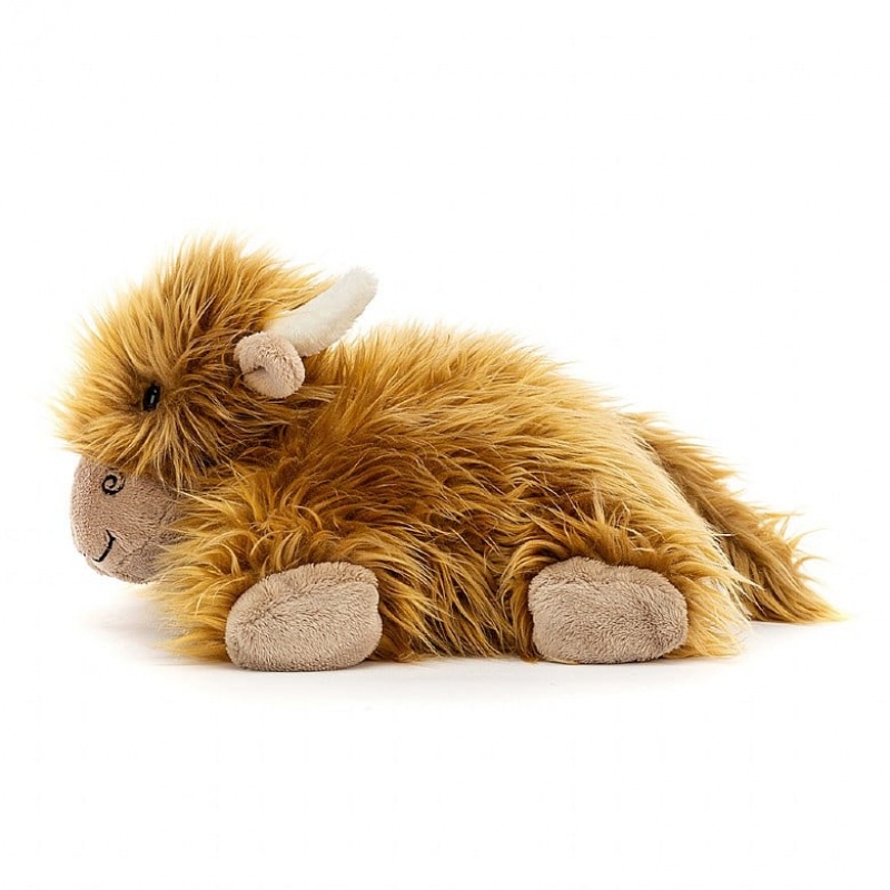 Medium Jellycat Truffles Highland Cow | 13UAVJFKZ