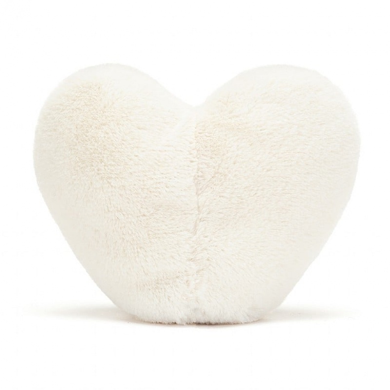 Small Jellycat Amuseable Cream Heart Black Friday | 09VOYNZDI