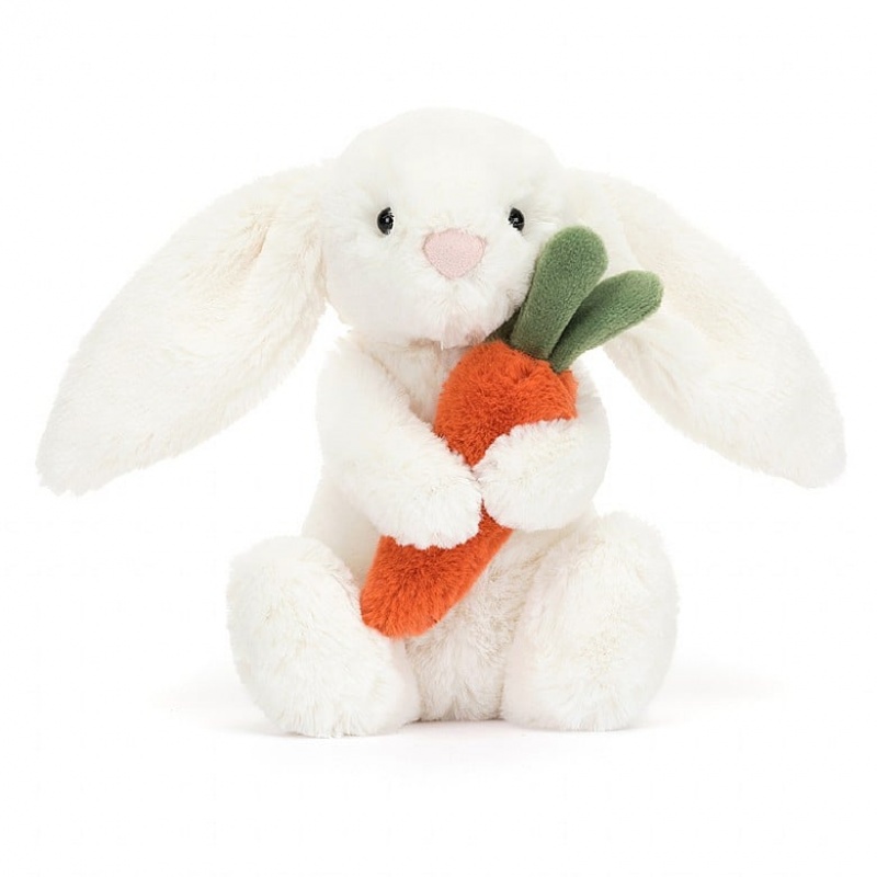 Small Jellycat Bashful Bunny with Carrot Sale | 46JSOKNCP