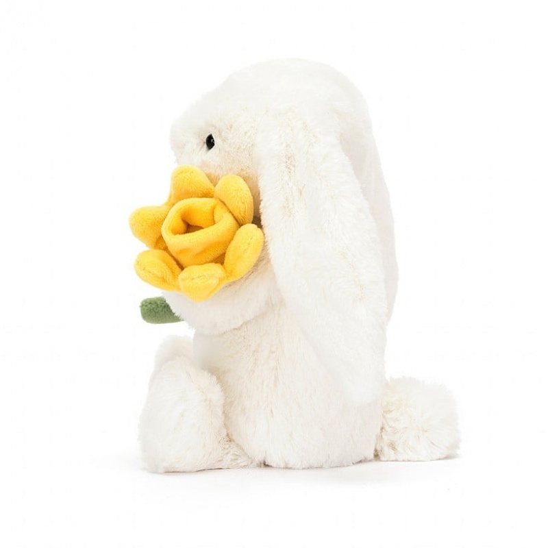 Small Jellycat Bashful Bunny with Daffodil Clearance | 98OZJTGUA