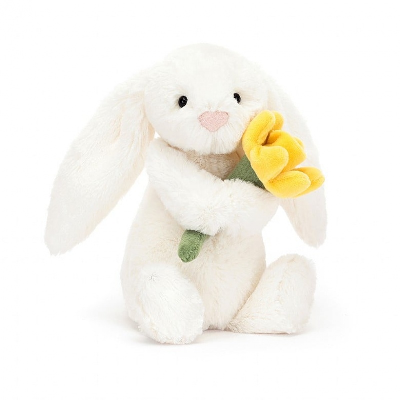 Small Jellycat Bashful Bunny with Daffodil Clearance | 98OZJTGUA