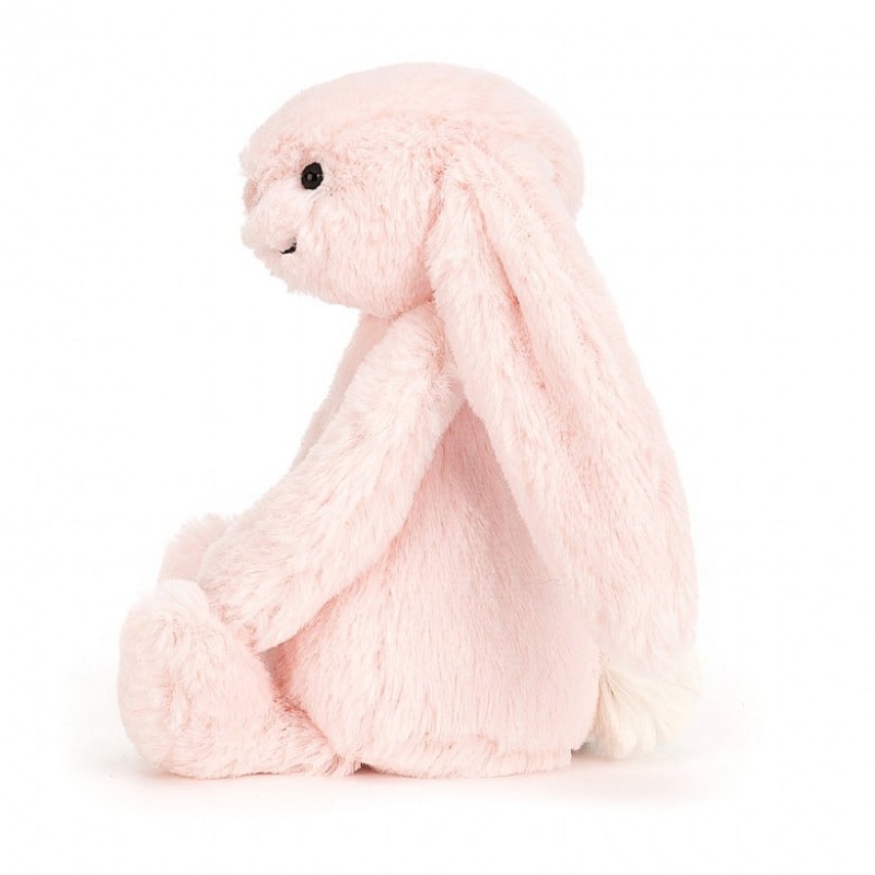 Small Jellycat Bashful Pink Bunny Rattle Black Friday | 02GPXEOLR