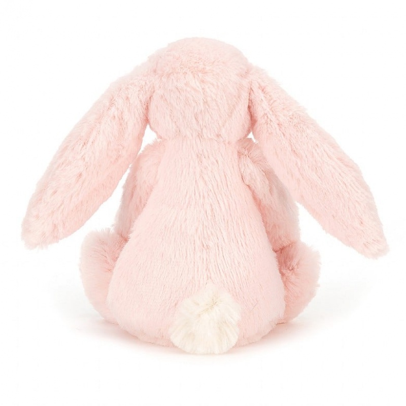 Small Jellycat Bashful Pink Bunny Rattle Black Friday | 02GPXEOLR