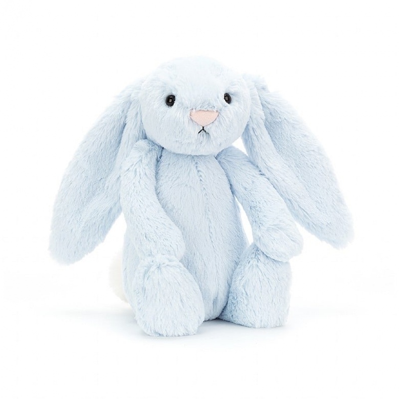 Tiny Jellycat Bashful Blue Bunny | 15CBEDKWZ