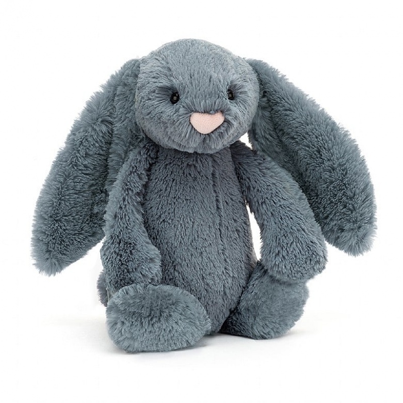 Tiny Jellycat Bashful Dusky Blue Bunny Clearance | 90DRYIUVJ