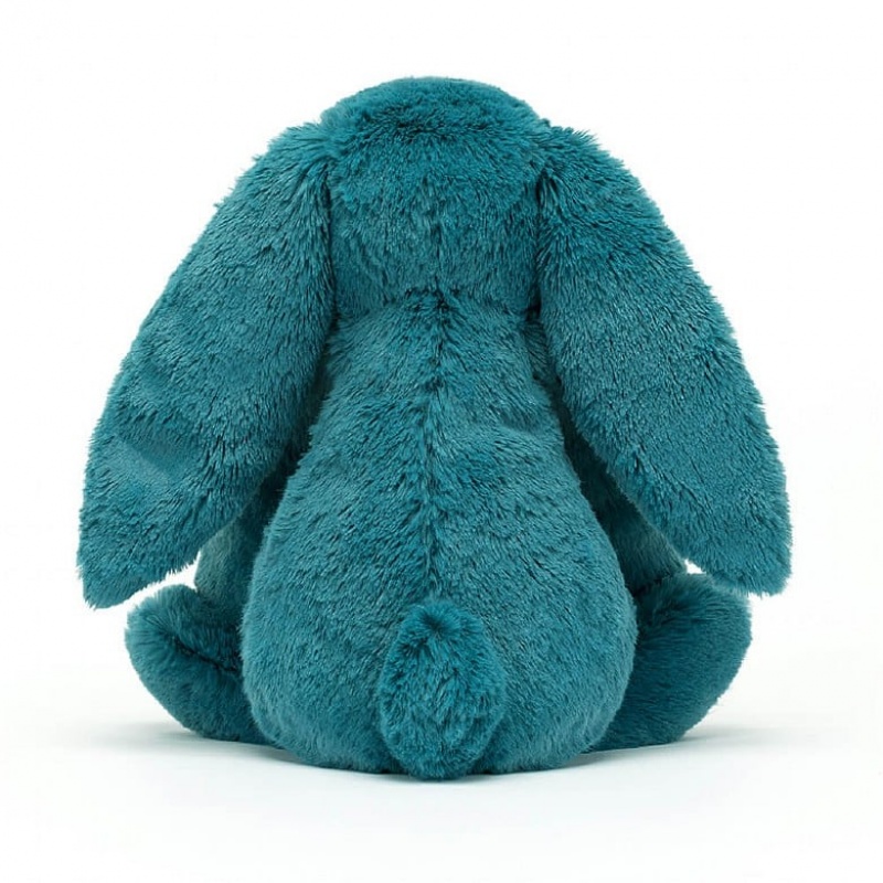 Tiny Jellycat Bashful Mineral Blue Bunny USA | 58CRJVTWF