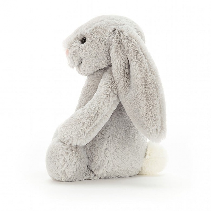 Tiny Jellycat Bashful Silver Bunny | 10TLYXSDR