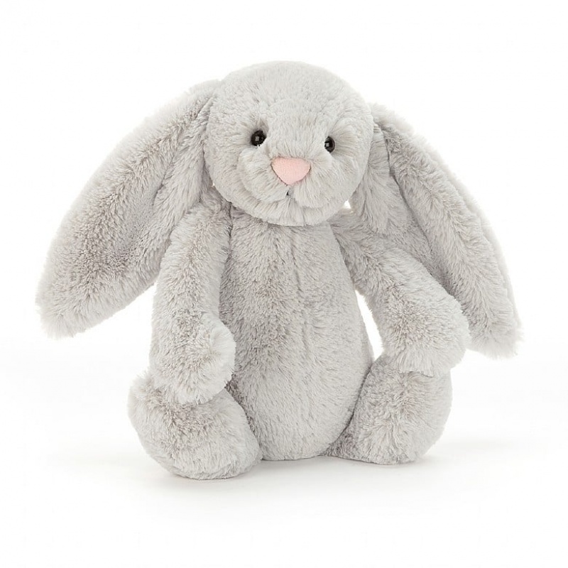 Tiny Jellycat Bashful Silver Bunny | 10TLYXSDR